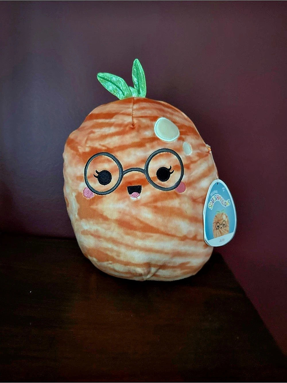 Squishmallows Caroleena the Carrot Orange & White Plush